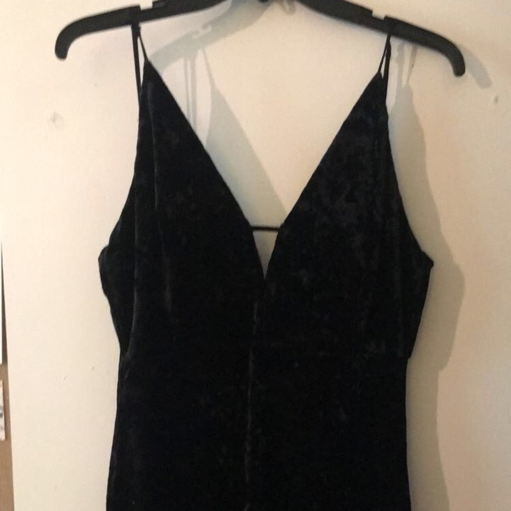 Black Velvet Minidress